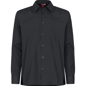 Segers serveringsskjorta unisex med stretch, pennficka och modern passform för restaurang, café, hotell och storkök.