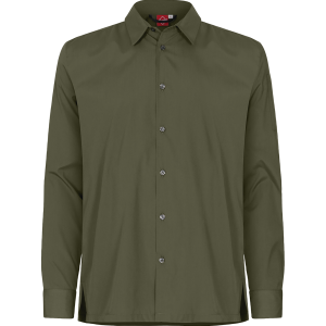 Segers serveringsskjorta unisex med stretch, pennficka och modern passform för restaurang, café, hotell och storkök.