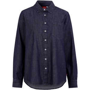 Damskjorta i denim från Segers med bröstficka och pennficka