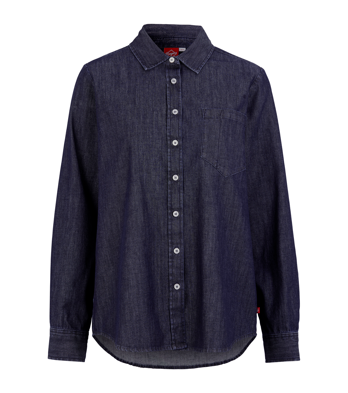 Damskjorta denim Segers Damskjorta i denim från Segers med bröstficka och pennficka