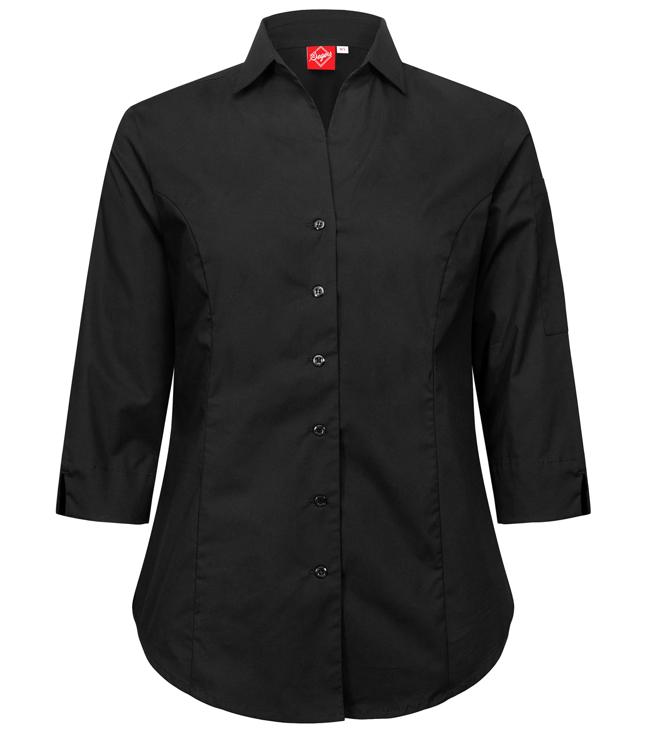 Damskjorta Slim Fit 3/4-ärm Segers Damskjorta från Segers med slim fit-passform