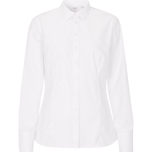 Damskjorta från Segers i regular fit med wrinkle free-behandling och cut away-krage