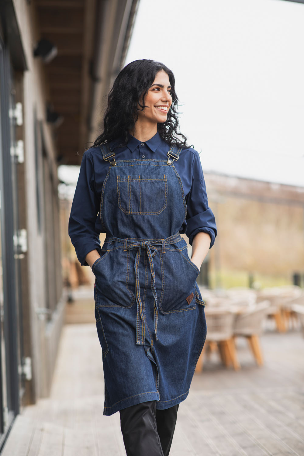 4092_628_076_M_2 Snickarförkläde Denim - Bild 5