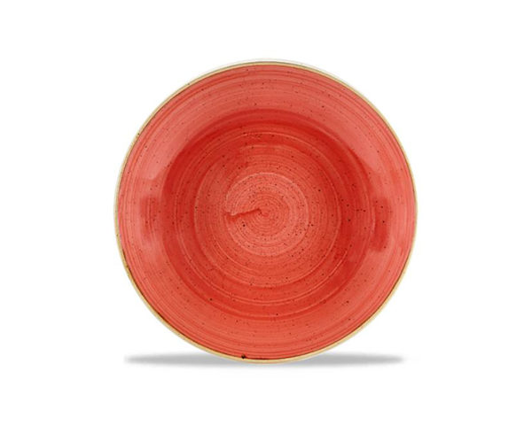 Stonecast Berry Red Evolve Coupe Bowl 7.25