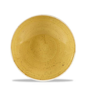 Stonecast Mustard Evolve Coupe Bowl 7.25